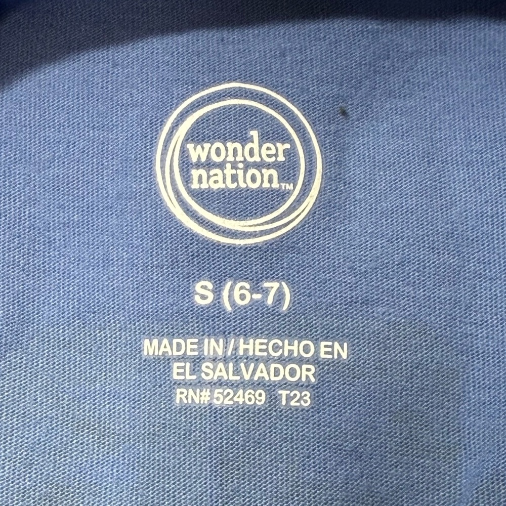 Wonder Nation Youth Boy Size Small (6-7) Blue Gamer Graphic Shirt - Picture 11 of 12
